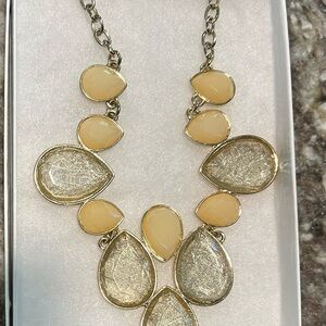 Gold and Cream Necklace